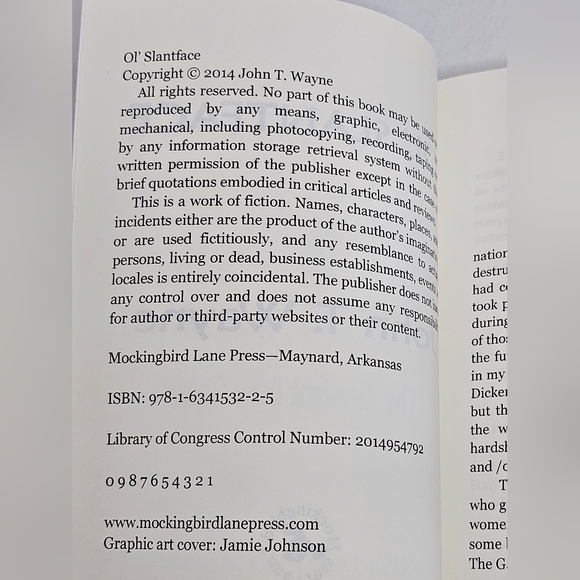 The Treasure Del Diablo, Ol' Slantface, Captain Grimes Signed By John T. Wayne - Picture 10 of 14